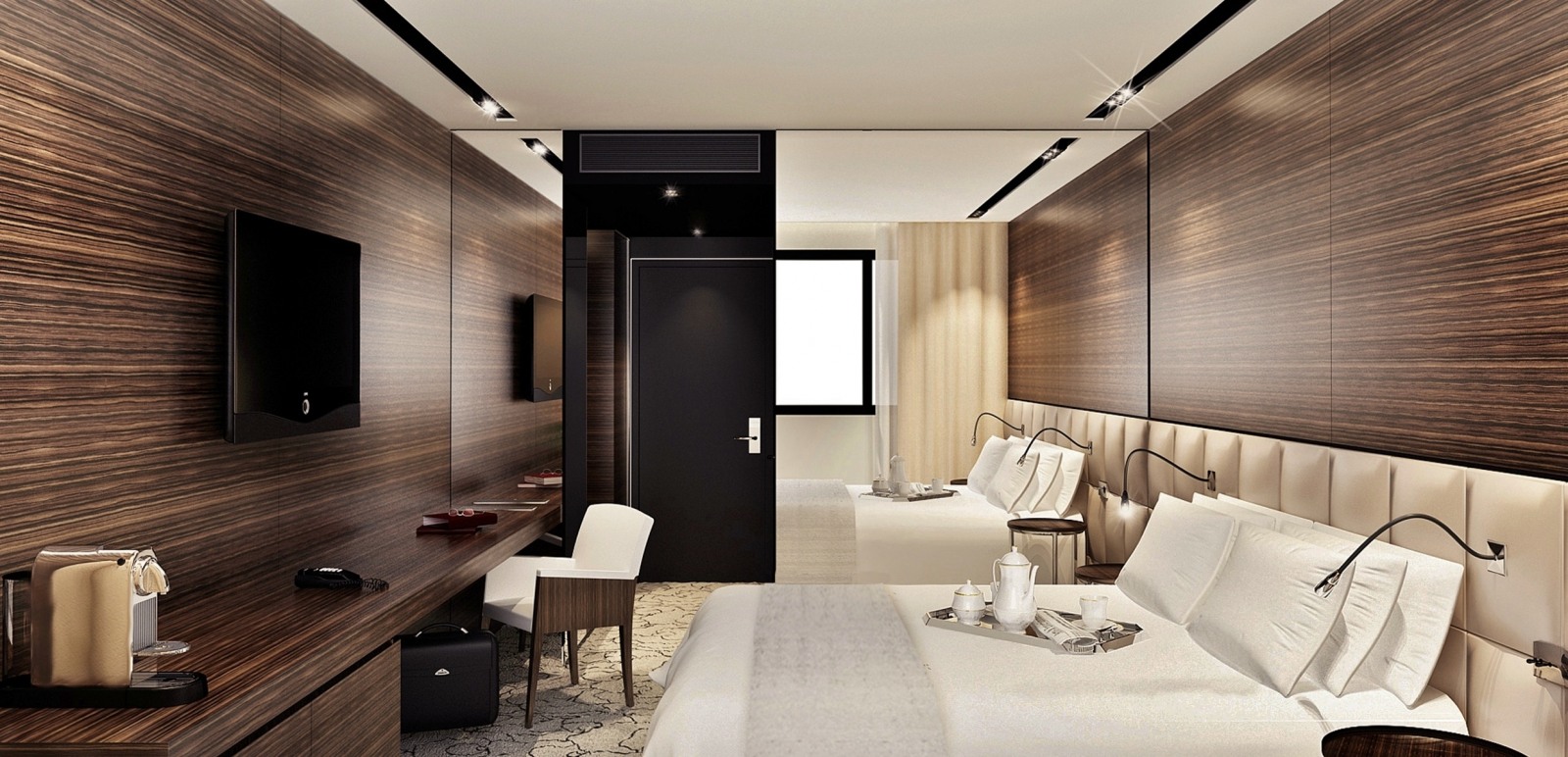 Howard hôtel des chambres aux lignes épurées et au luxe sobre